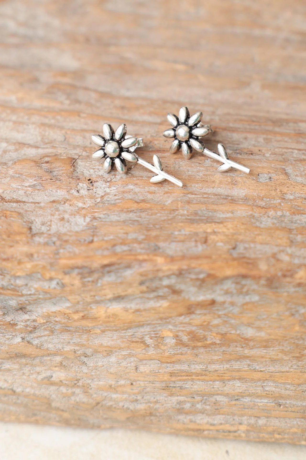 Daisy Long Stem Studs - Image 2