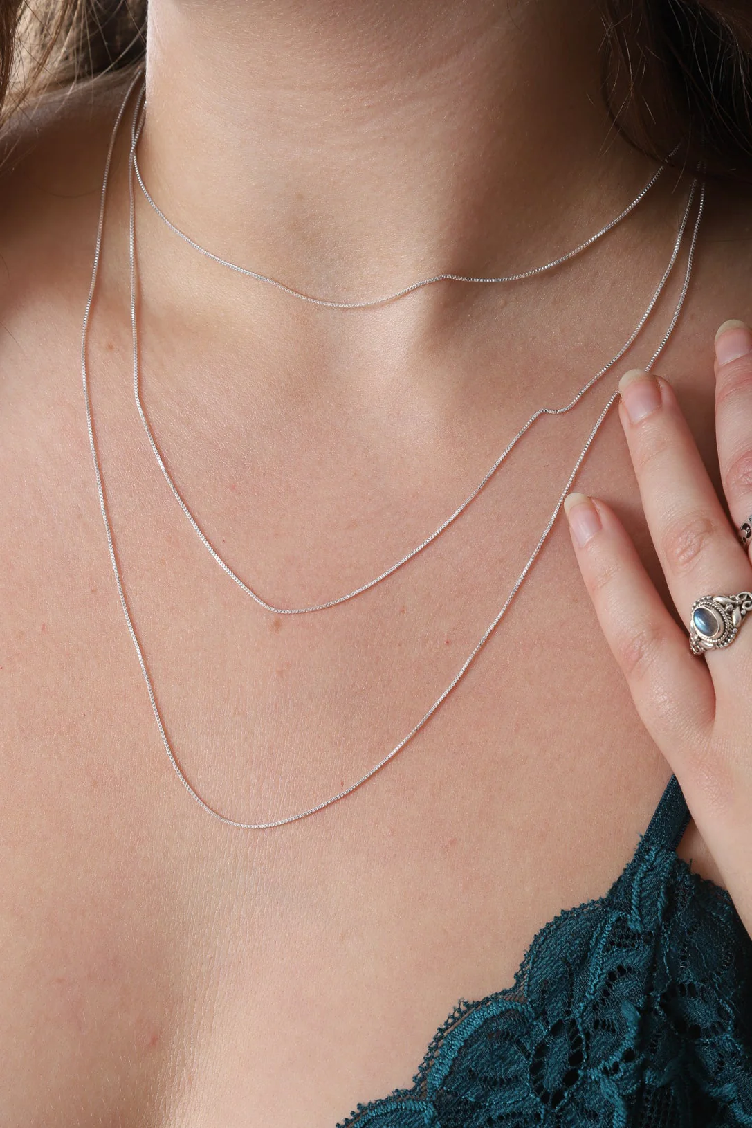 Silver Box Chain