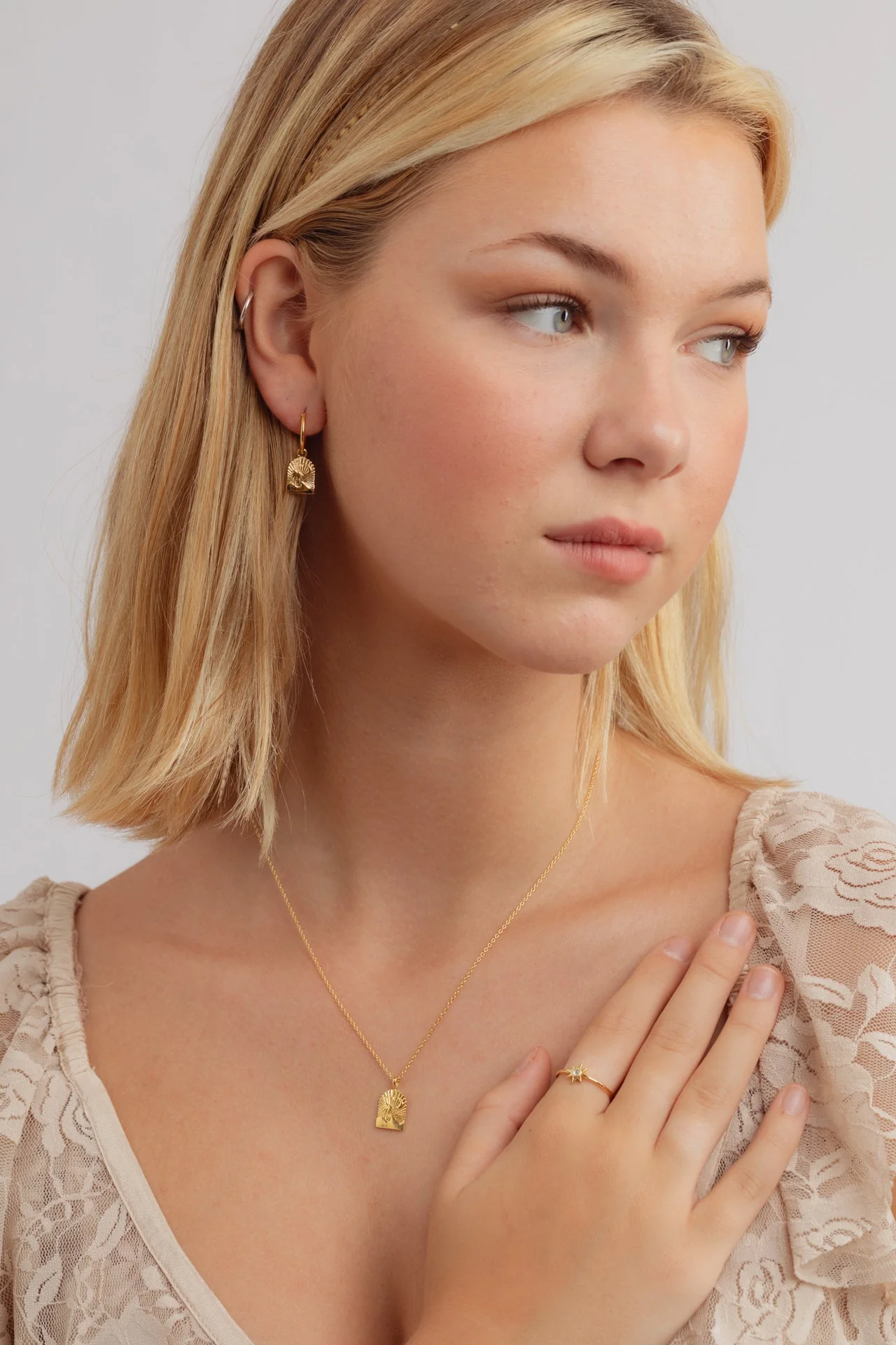 Waves Gold Necklace