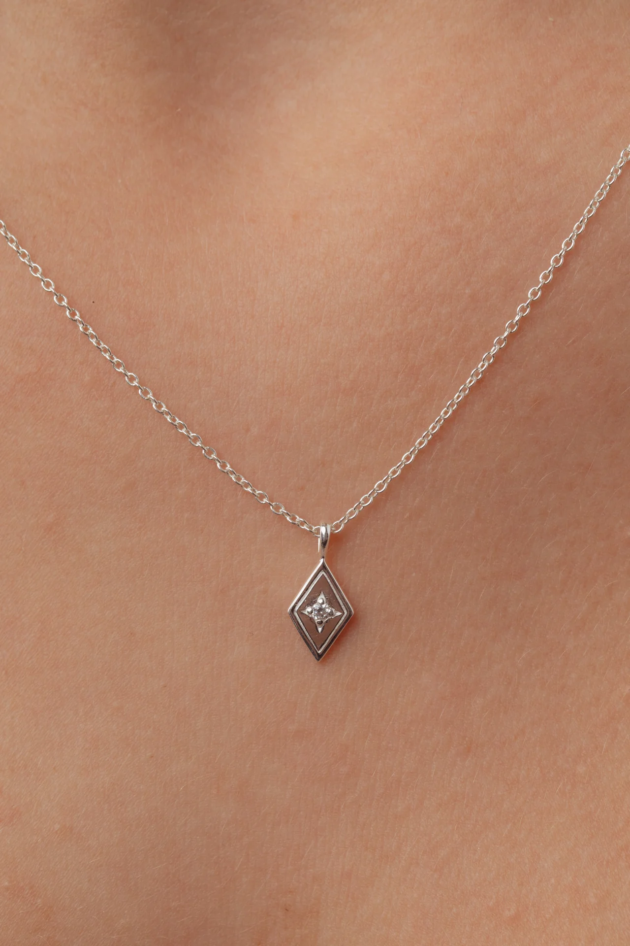 Lumi Star Silver Necklace