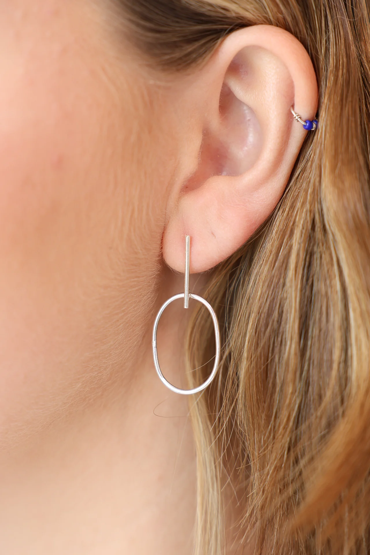 Tiana Long Drop Studs - Image 2