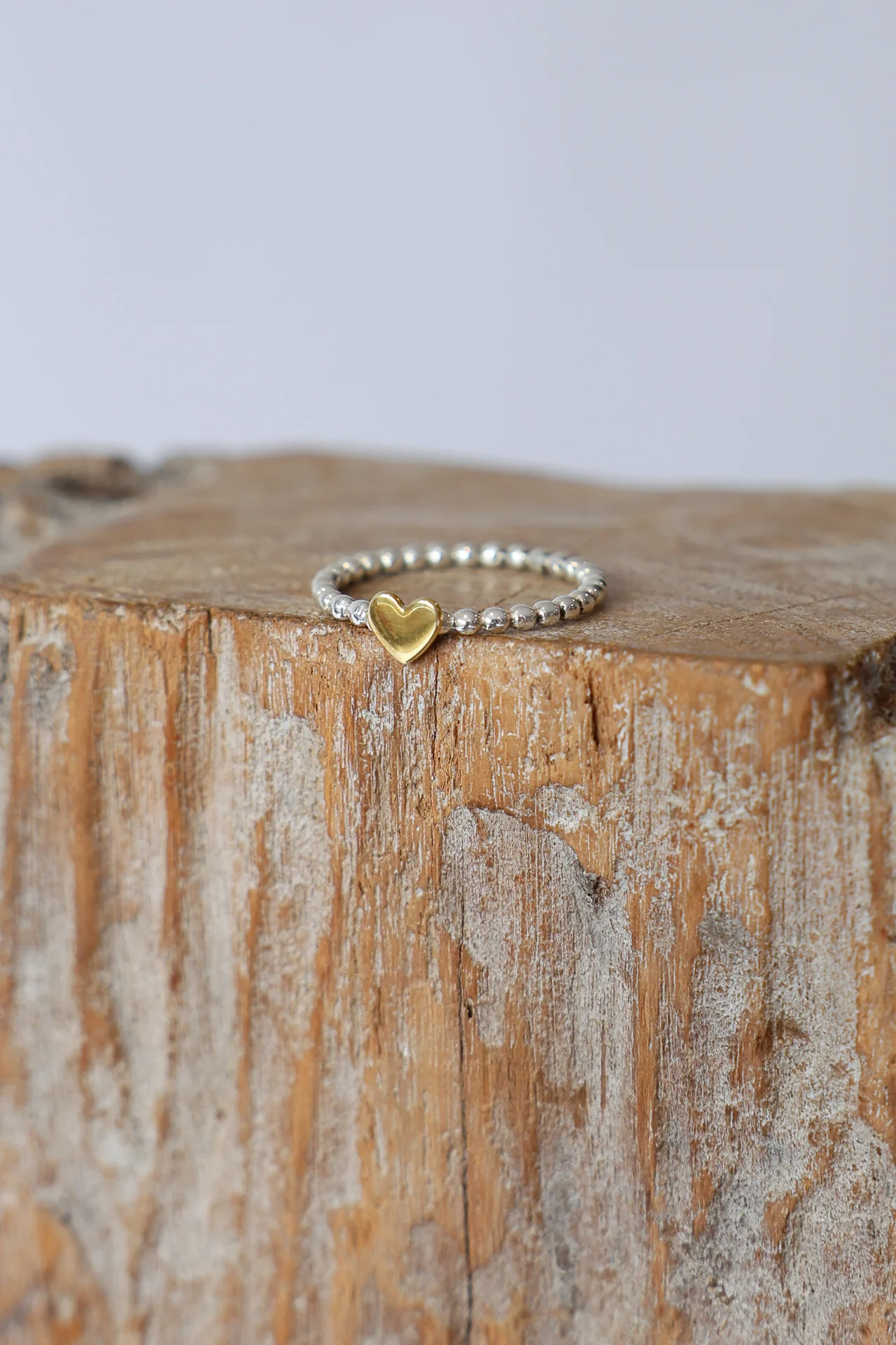 Gold Heart Seed Ring - Image 2