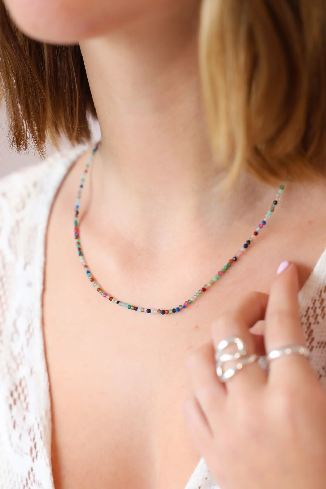 Telina Colourful Necklace - Image 4