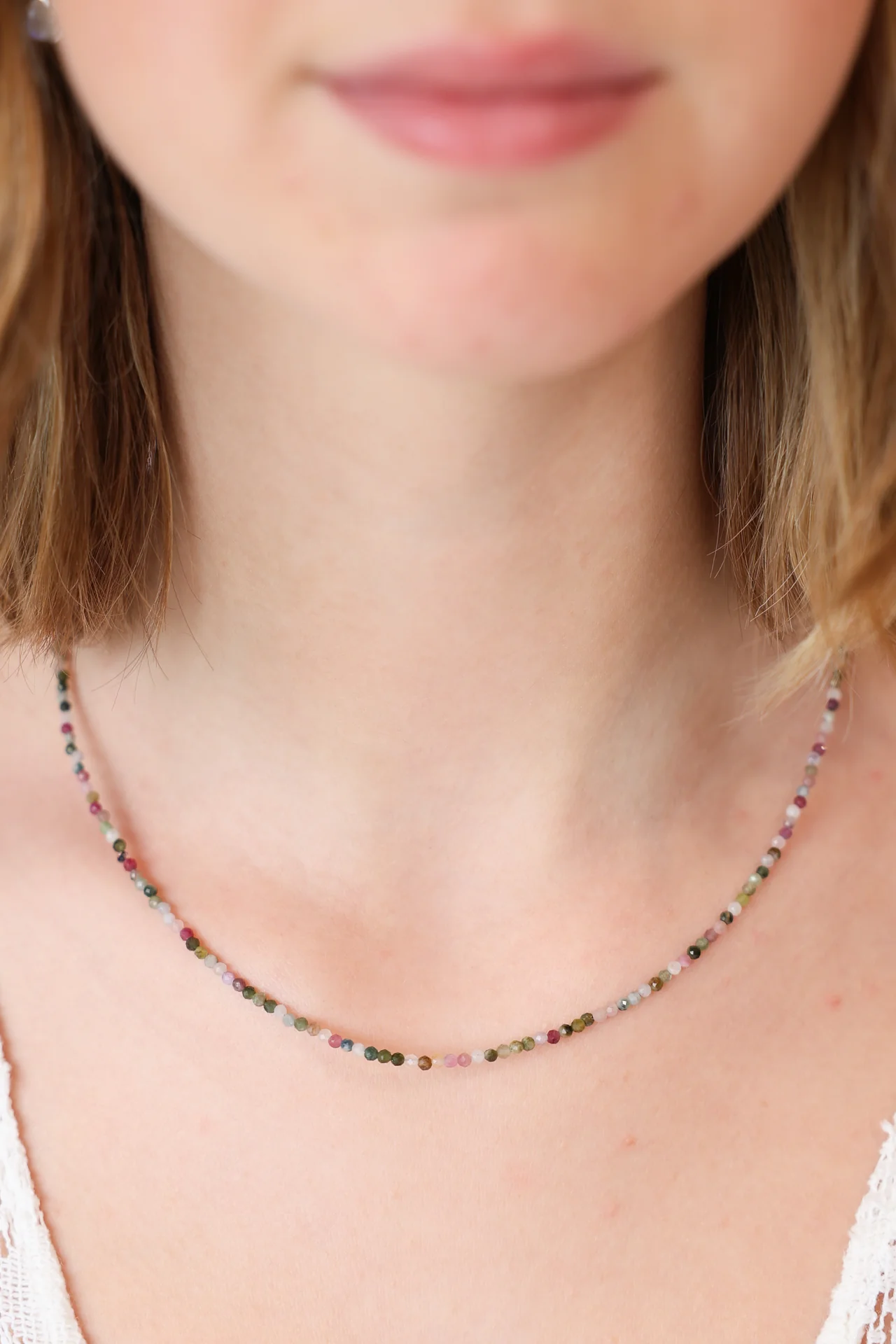 Nadia Tourmaline Bead Necklace - Image 2