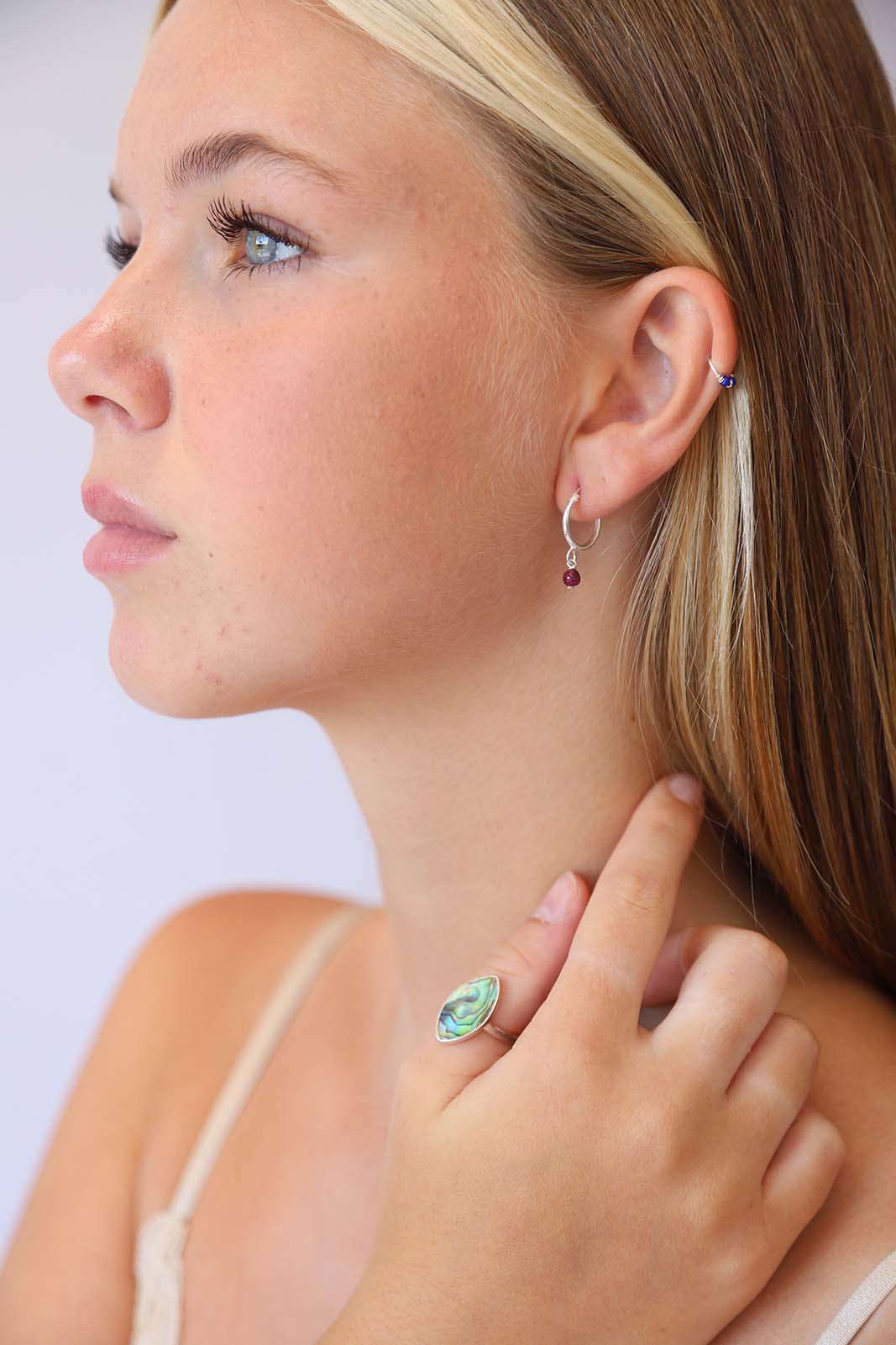 Ruby Cadi Hoops - Image 2
