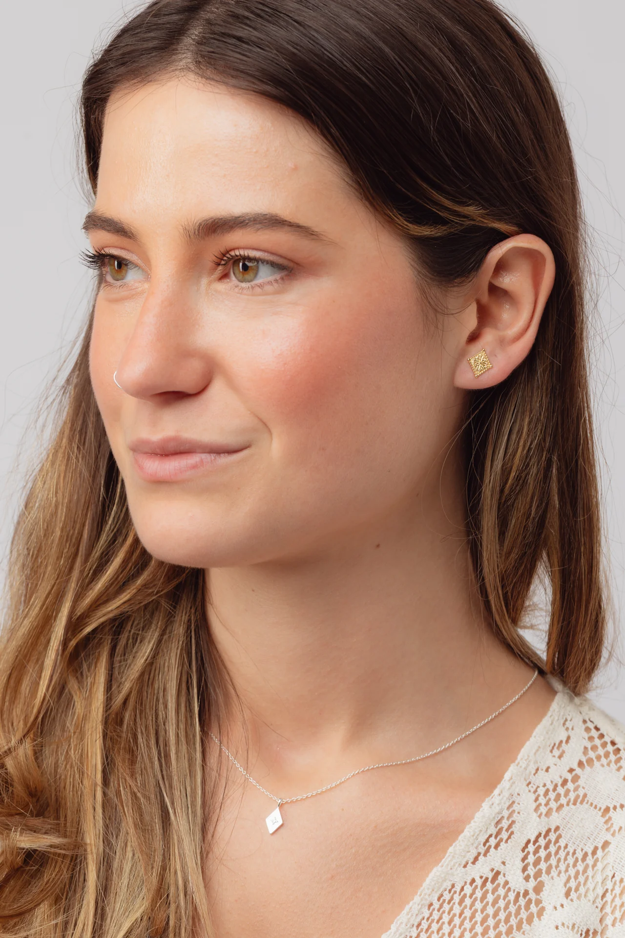 Maranth Gold Studs - Image 2