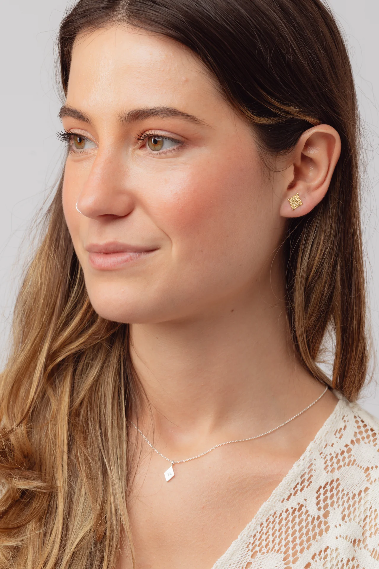 Maranth Gold Studs - Image 4