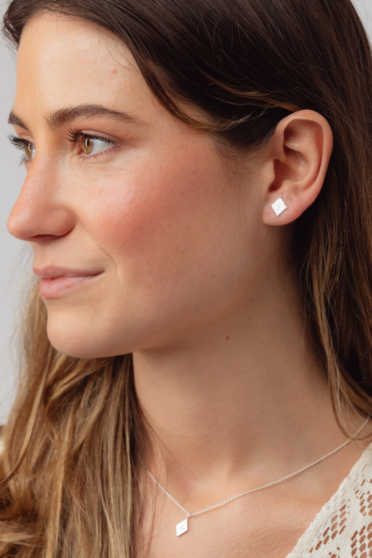 Maranth Silver Studs - Image 3