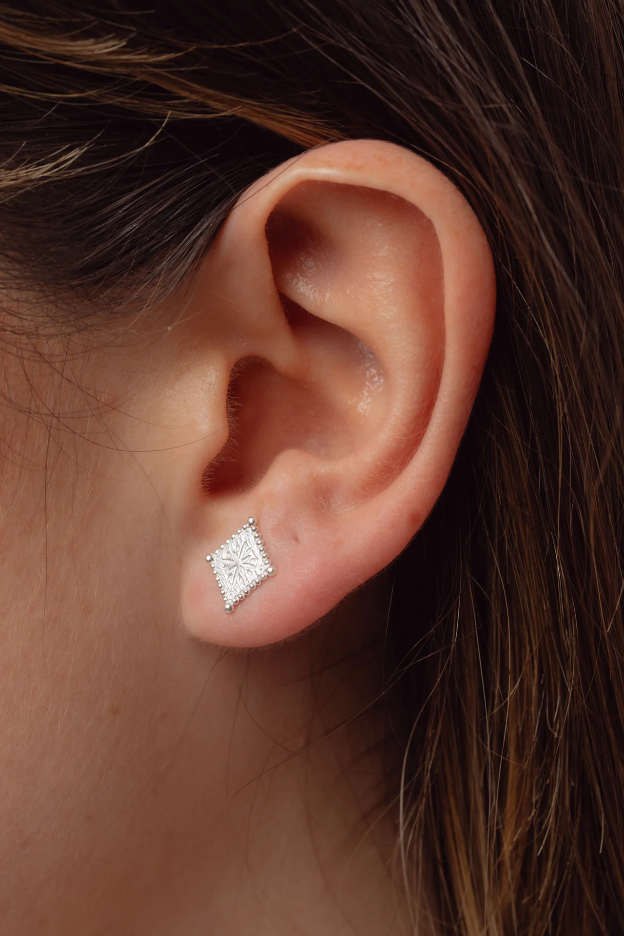 Maranth Silver Studs - Image 4