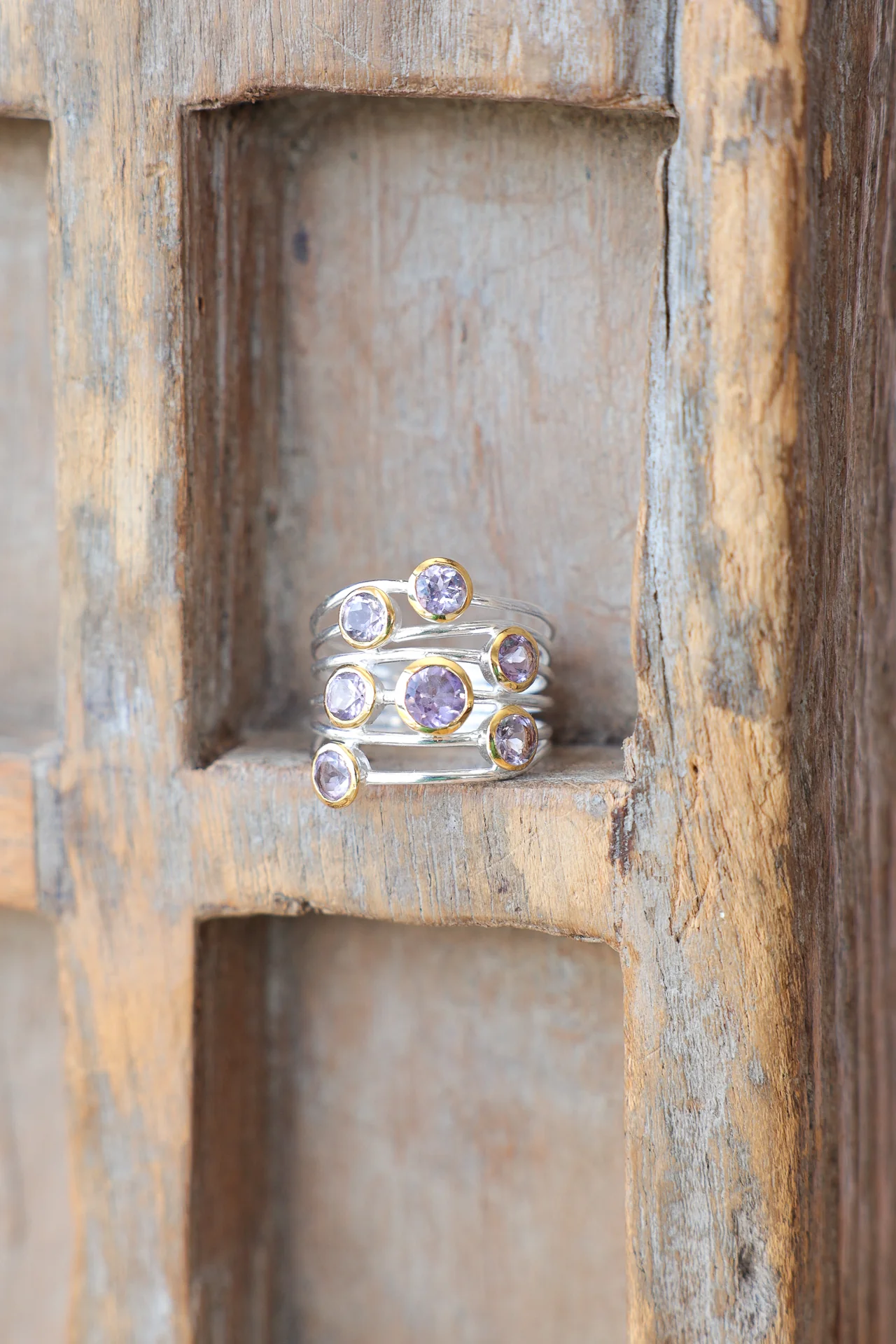 Amethyst Sevan Ring