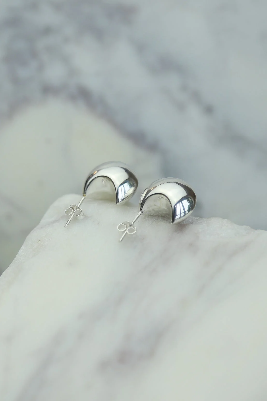 Silver Jali Earrings