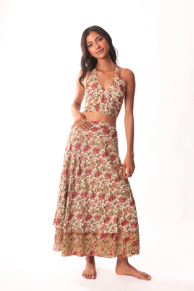 Long Wrap Skirt