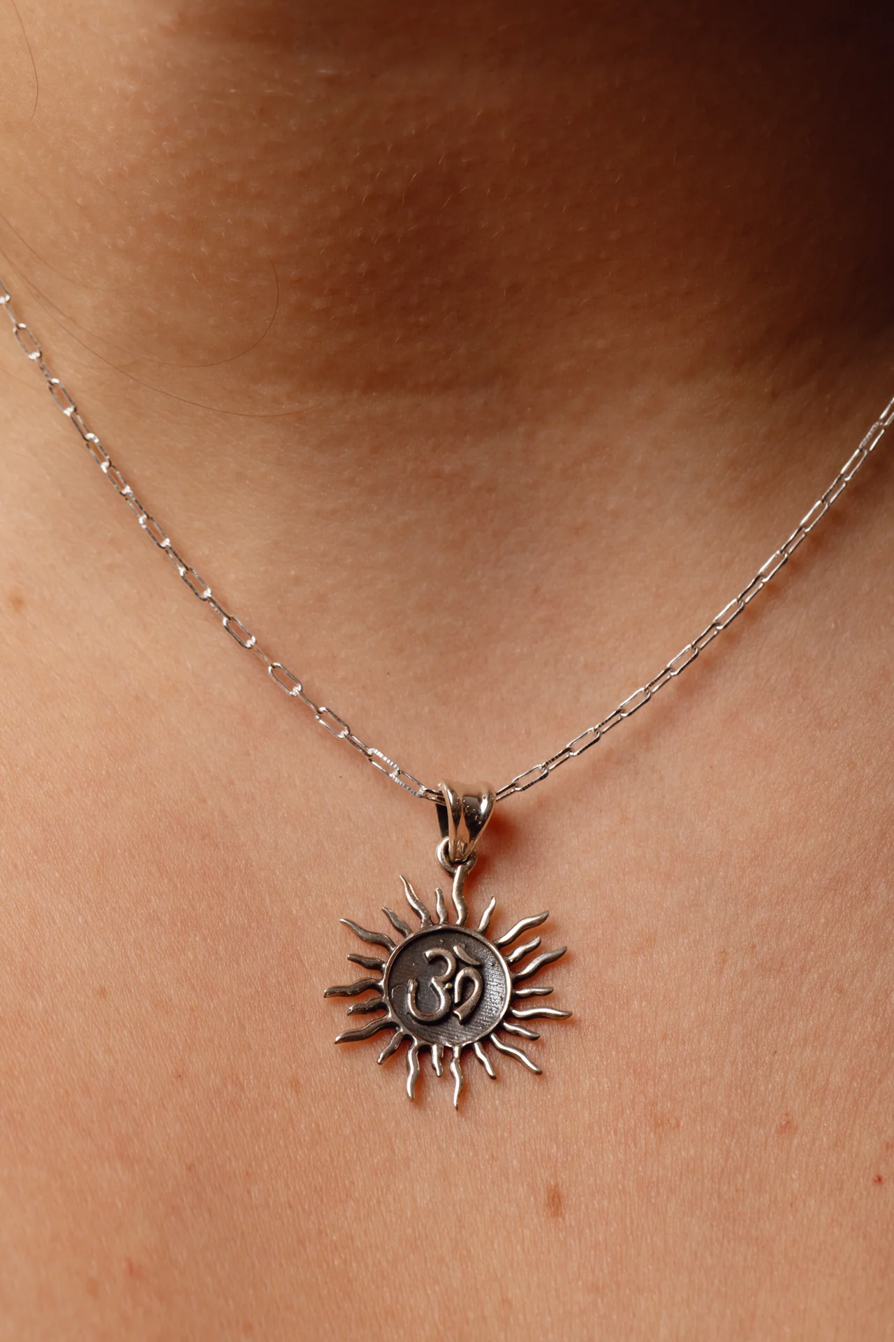 Spikey Sun with Om Pendant - Image 2