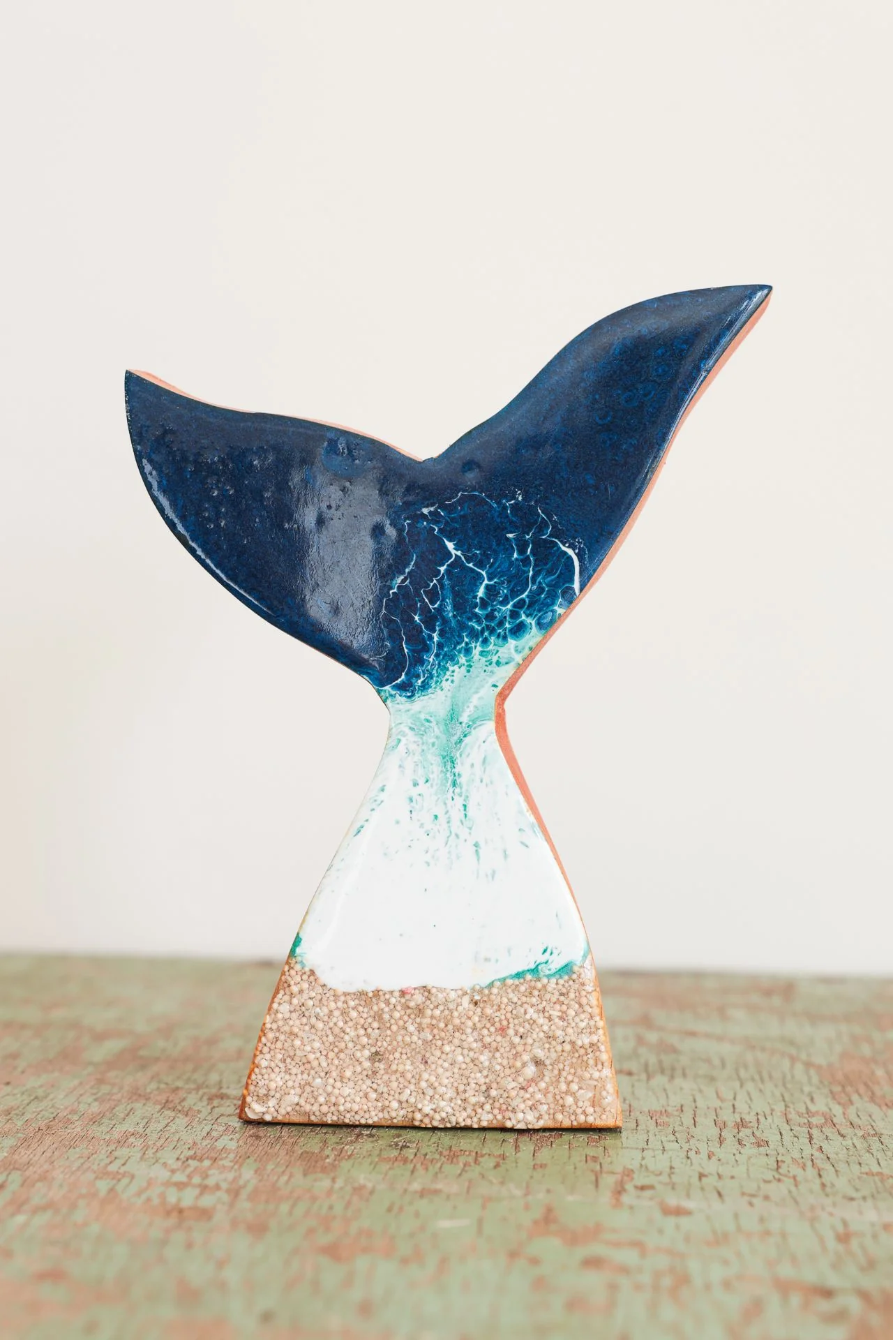 Resin Wooden Whale Tail