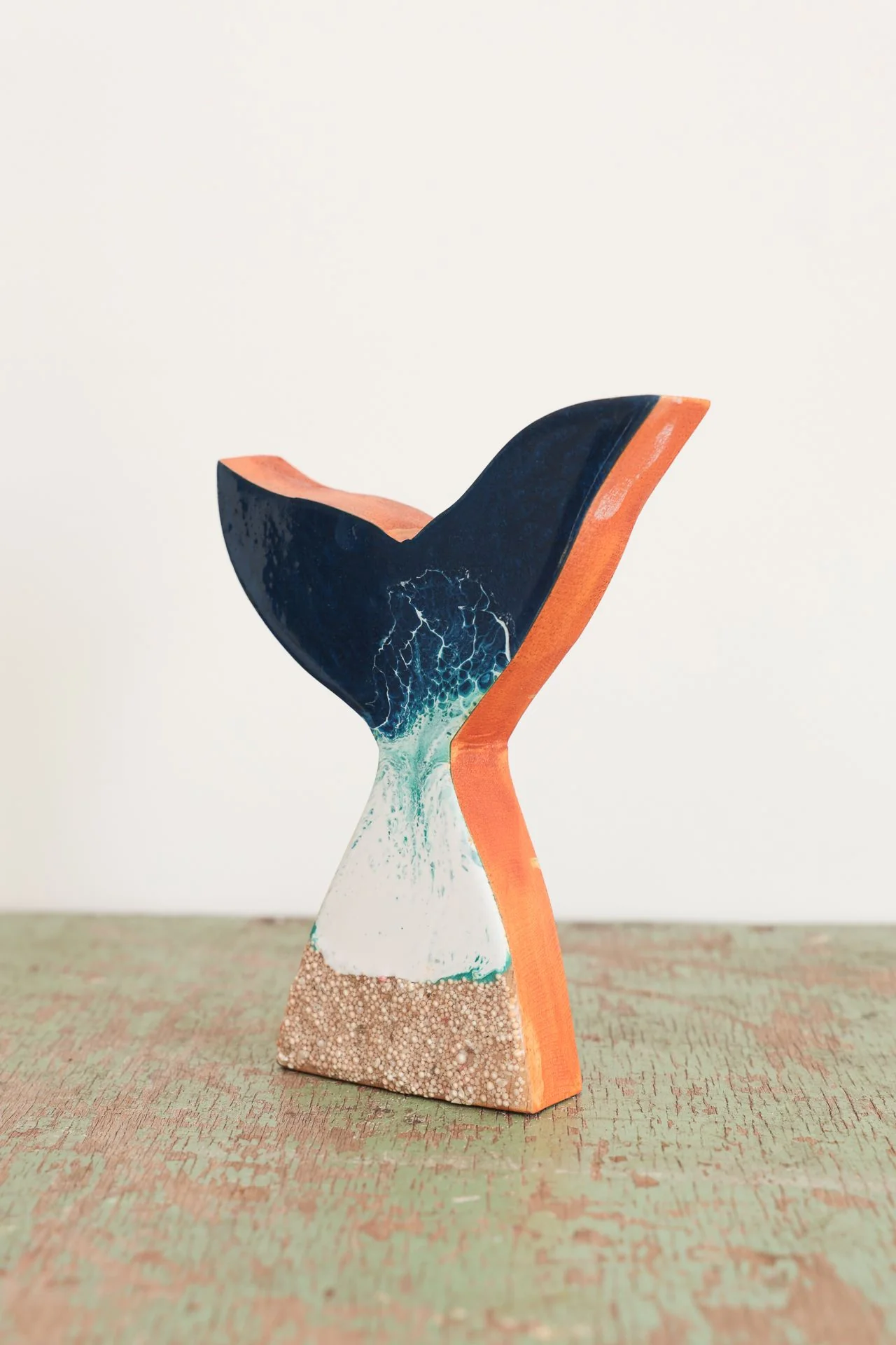 Resin Wooden Whale Tail - Image 3