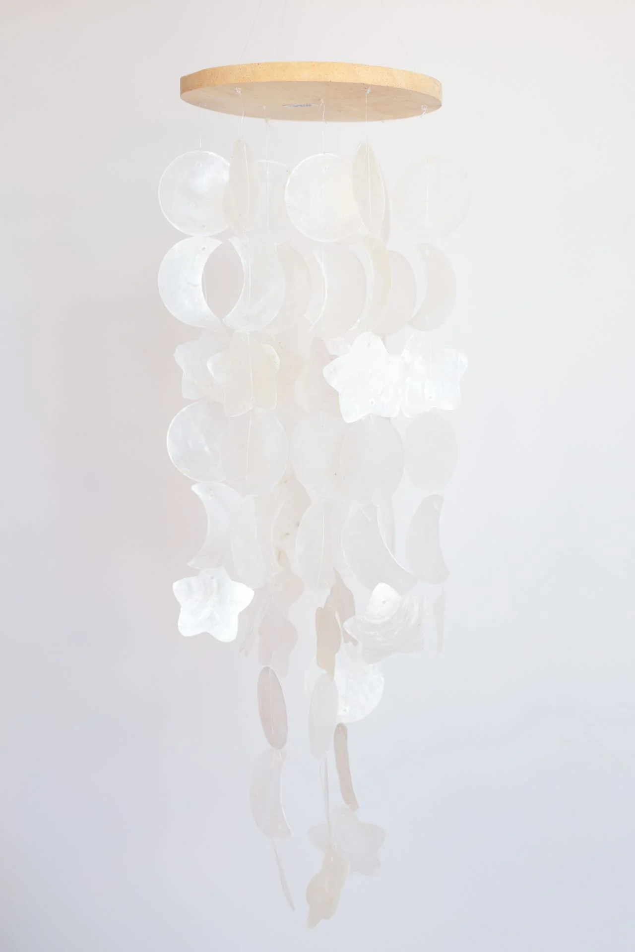 White Celestial Capiz Shell Windchime - Image 2