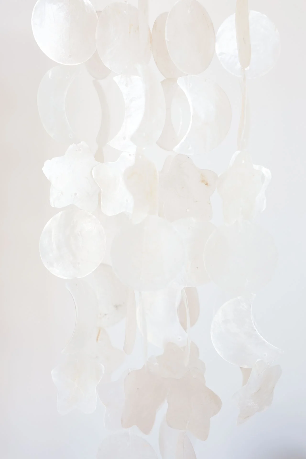 White Celestial Capiz Shell Windchime - Image 3