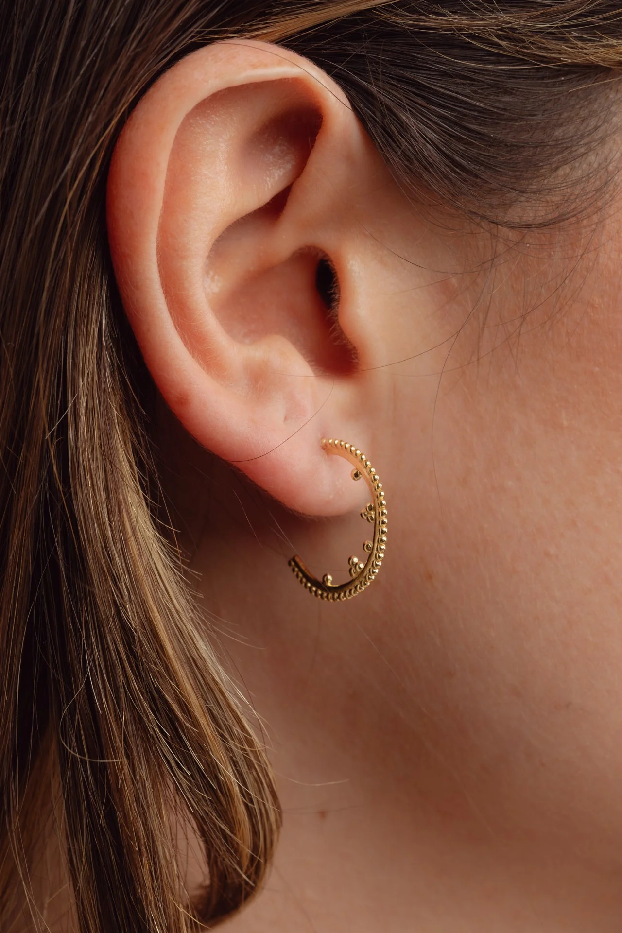 Tippia Gold Hoops
