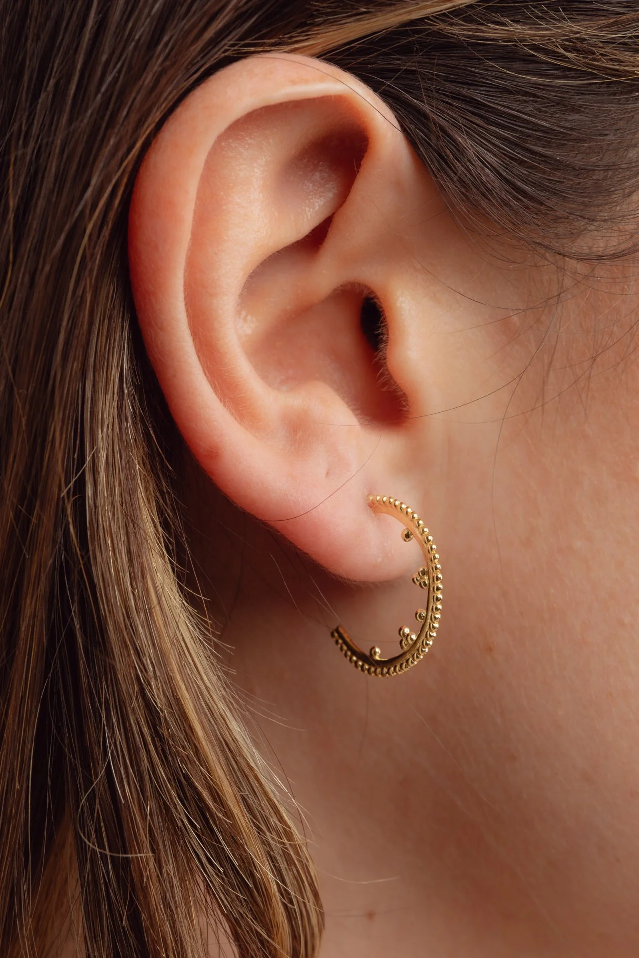 Tippia Gold Hoops - Image 3