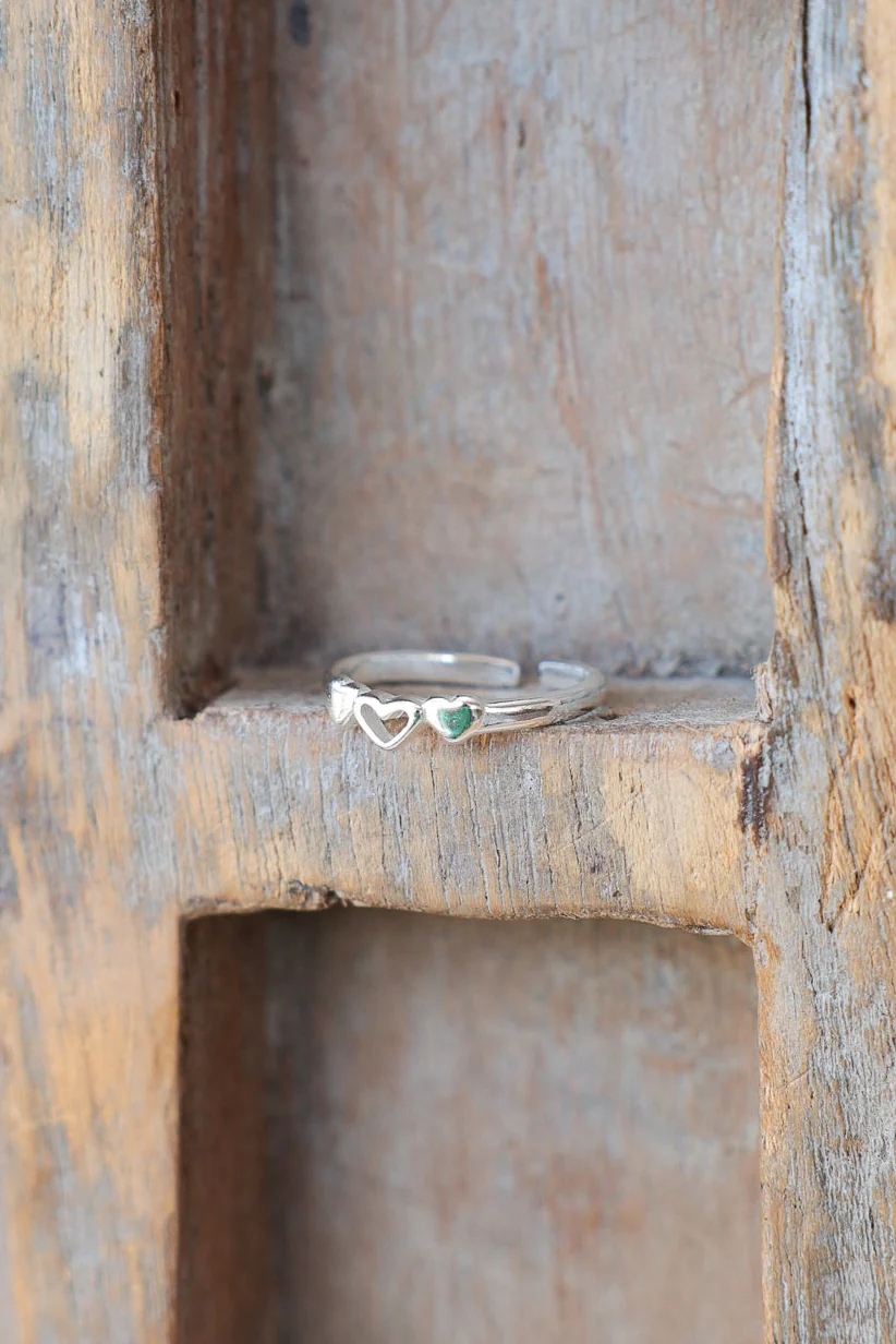 Triple Heart Toe Ring - Image 2