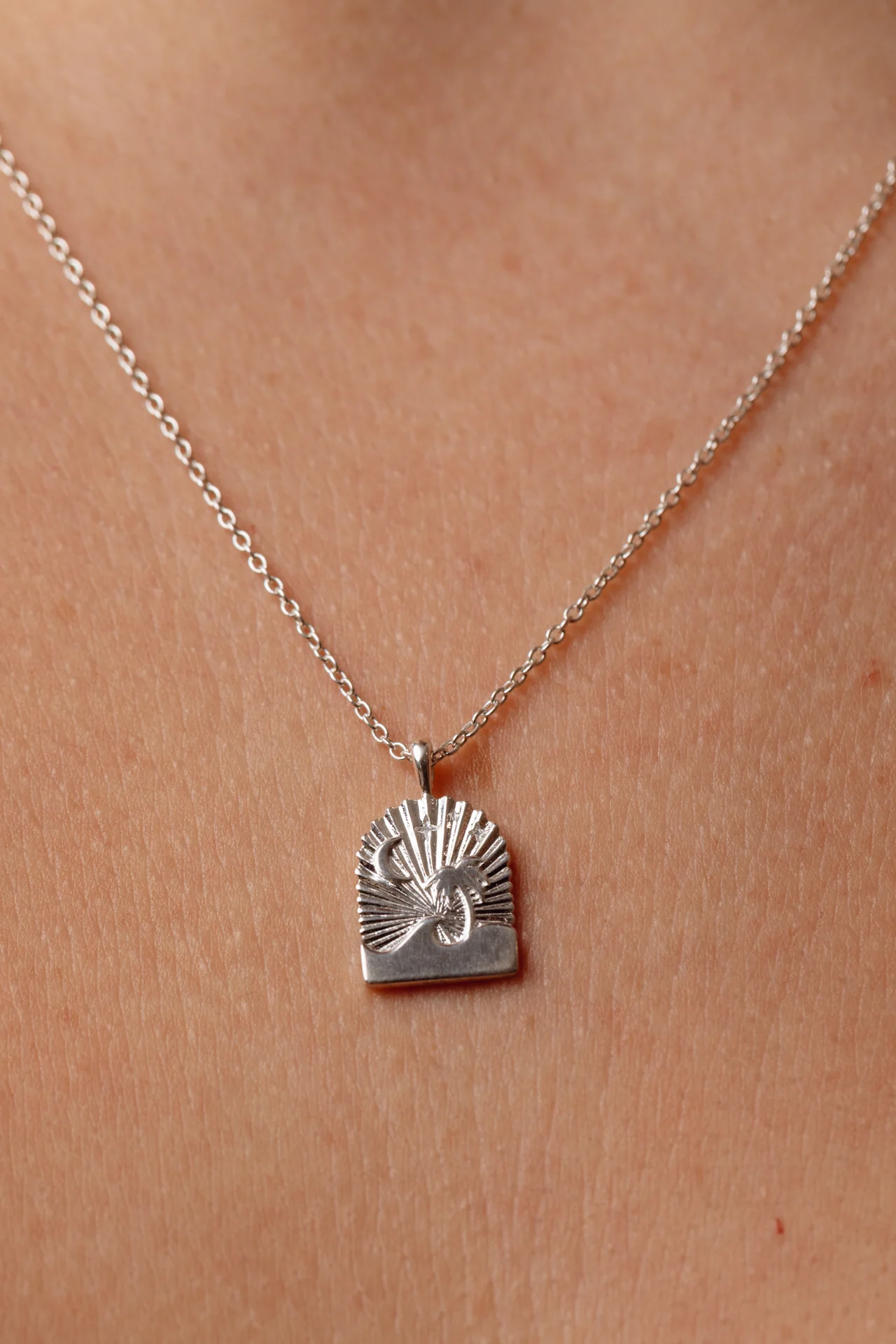 Waves Silver Necklace