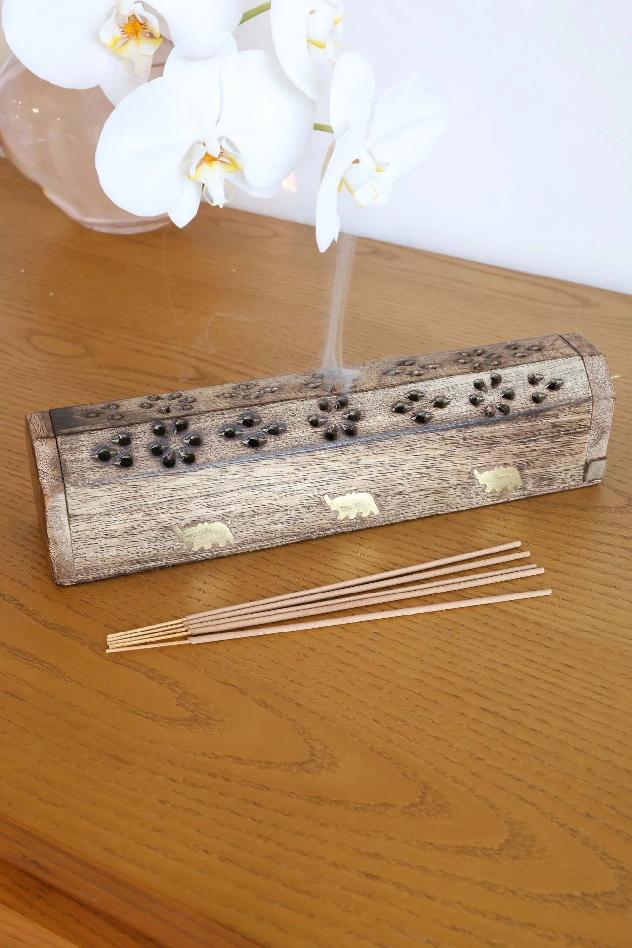 Wooden Incense Holder