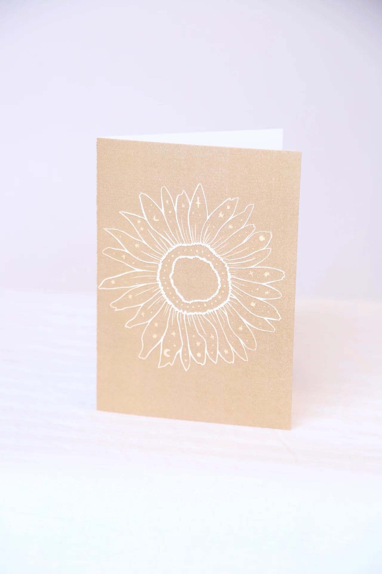 Golden Glow Greeting Card