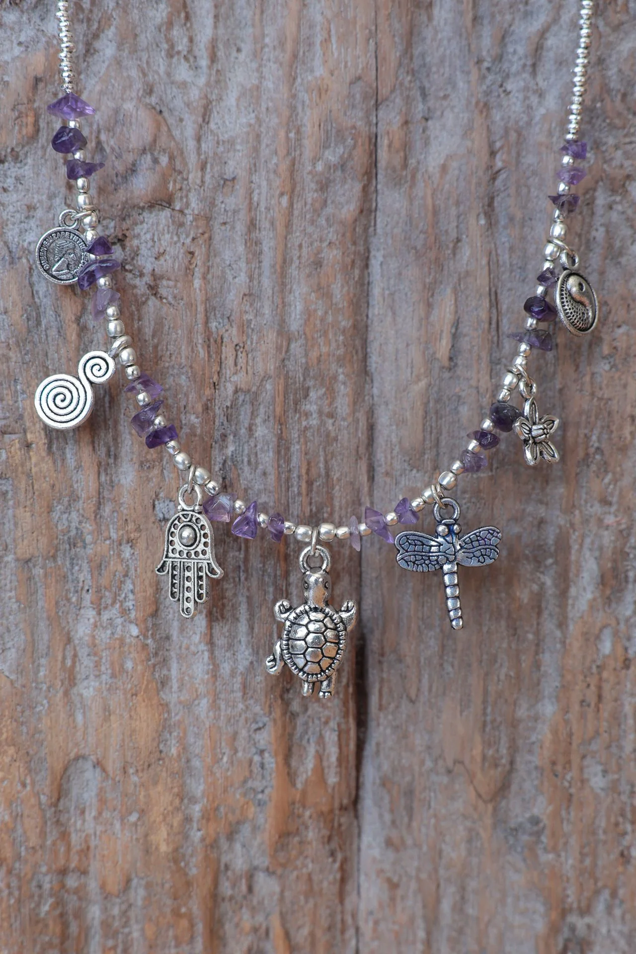 Verano Amythyst Stone Necklace - Image 2