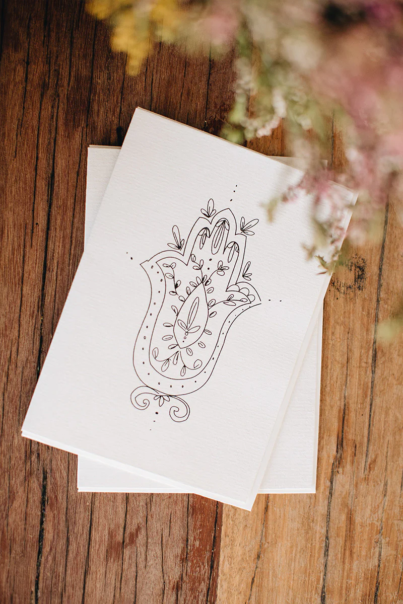 Hamsa Greeting Card - Image 2