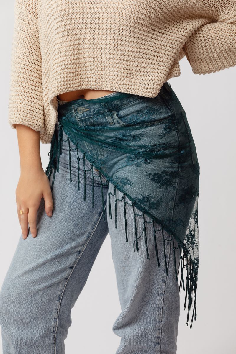 Beau Scarf Teal - Image 2
