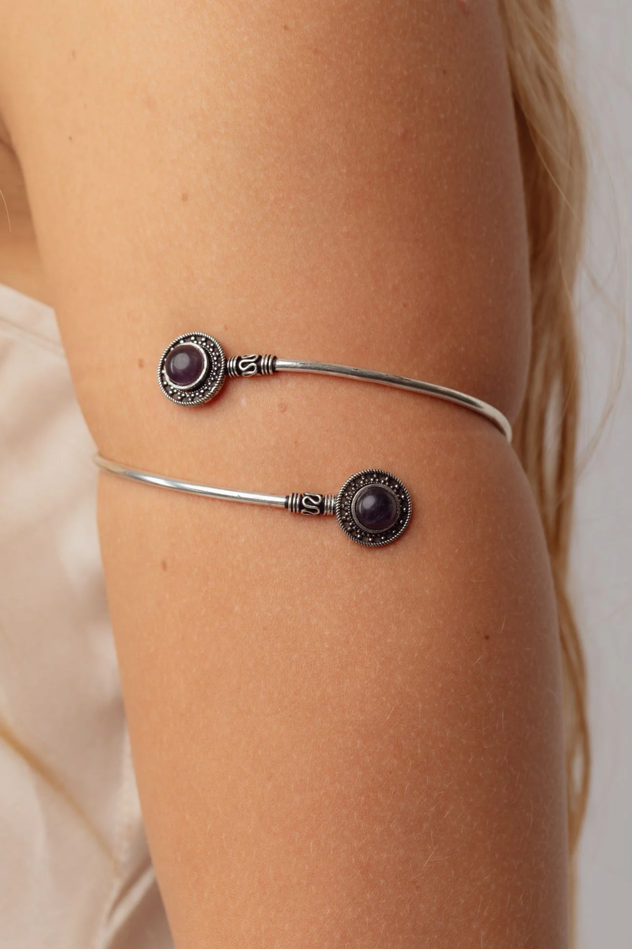 Priya Silver Arm Cuff