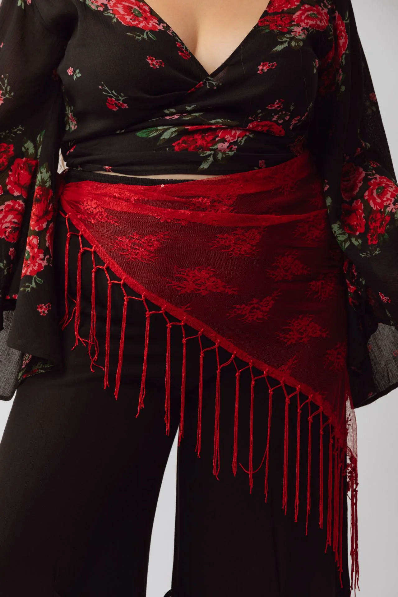 Beau Scarf Red - Image 4