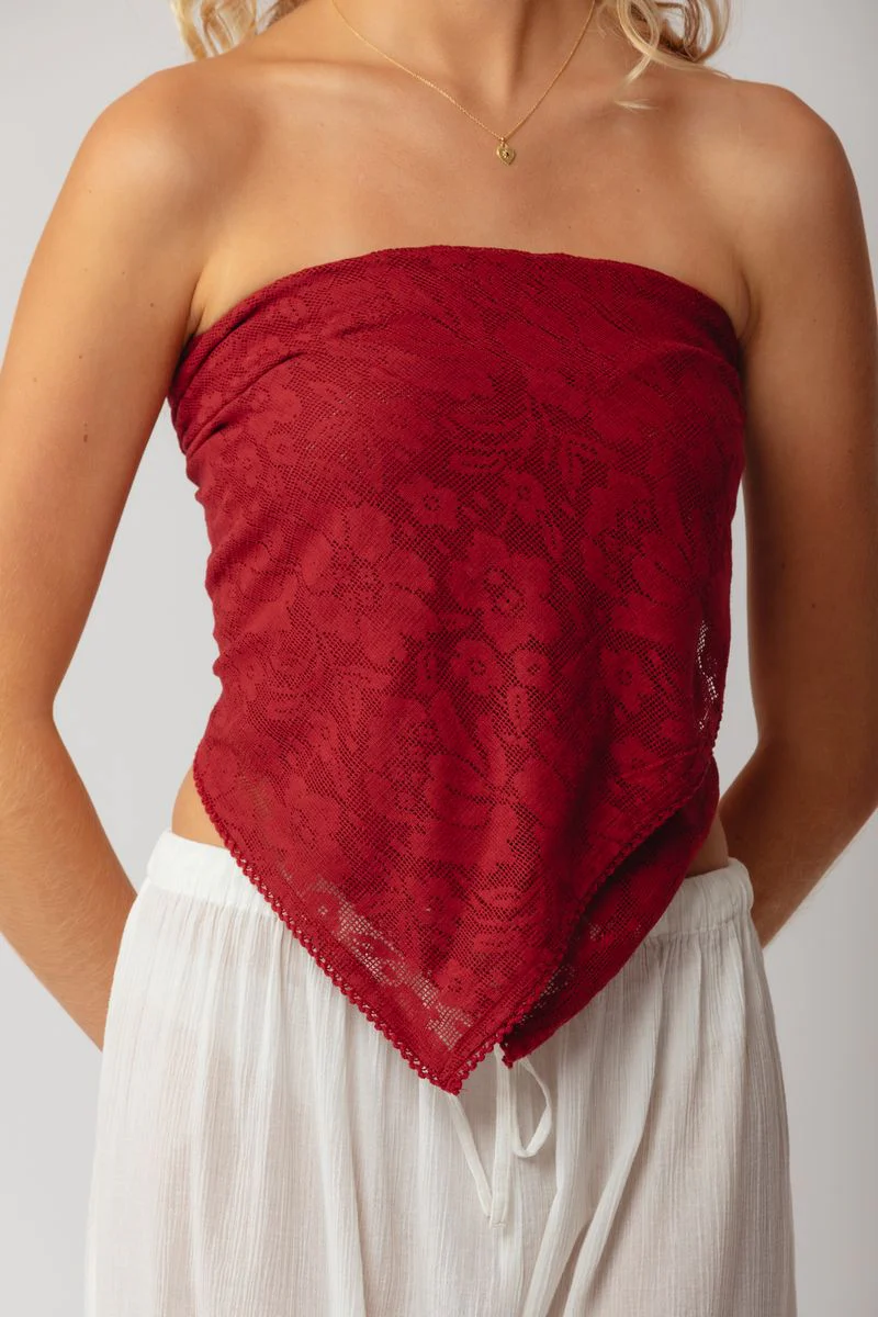 Wren Scarf Red - Image 2